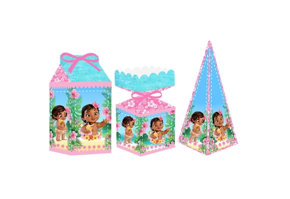 Caixa Milk / Meia Bala / Pirâmide - Moana Baby