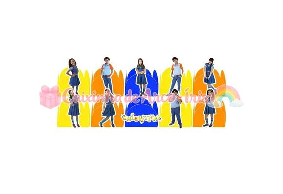 100 Forminhas / Toppers: Chiquititas