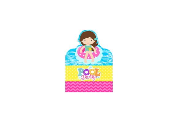 Porta Bis Duplo - Pool Party Menina