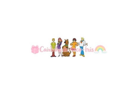 100 Mini Apliques 3,5cm: Scooby-doo
