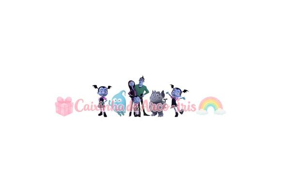 100 Mini Apliques 3,5cm: Vampirina