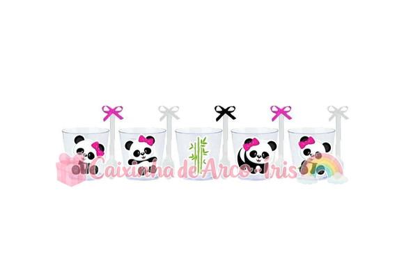 Copinhos com Colherzinhas: Panda Menina