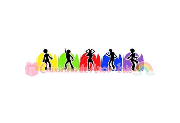 100 Forminhas / Toppers: Discoteca