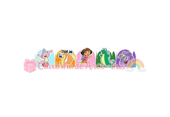 100 Forminhas / Toppers: Dora, a Aventureira