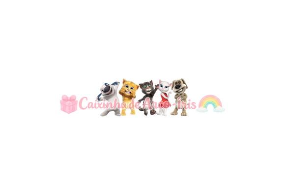 100 Mini Apliques 3,5cm: My Talking Tom