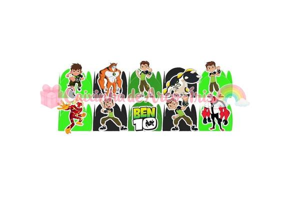 100 Forminhas / Toppers: Ben 10