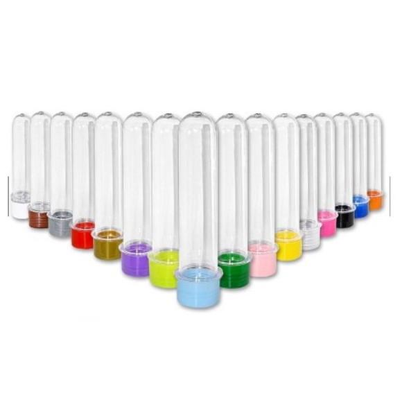10 Tubetes Acrílicos 13cm - Diversas Cores