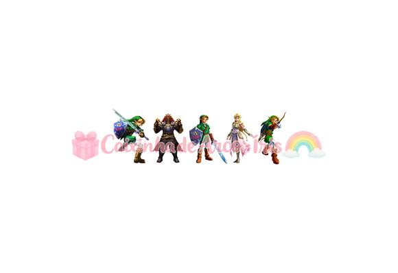 100 Mini Apliques 3,5cm: The Legend Of Zelda
