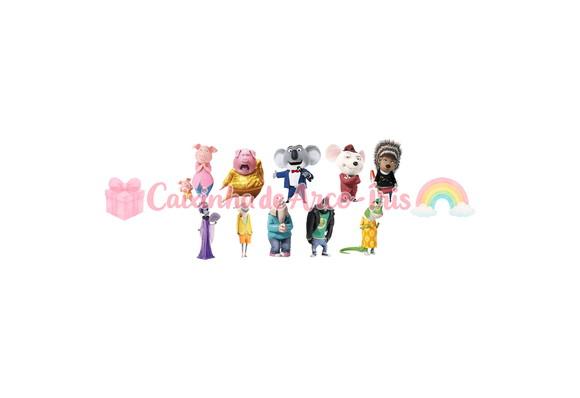 100 Mini Apliques 3,5cm: Sing