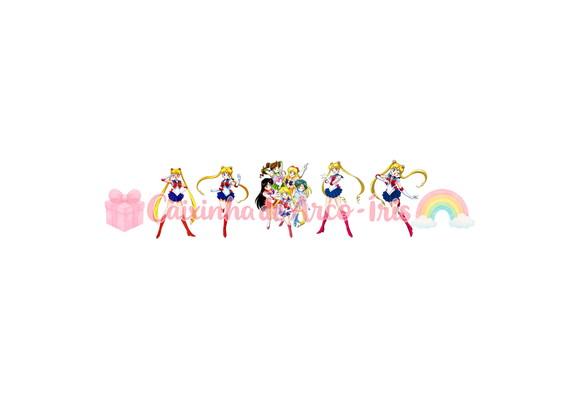 100 Mini Apliques 3,5cm: Sailor Moon