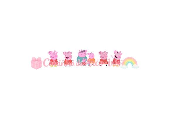 100 Mini Apliques 3,5cm: Pepa Pig