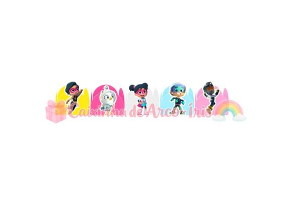 100 Forminhas / Toppers: Starbeam