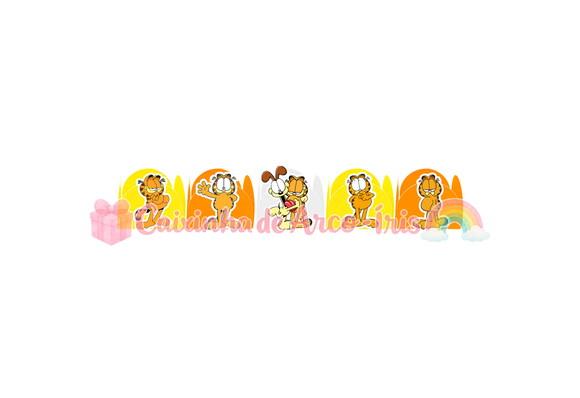 100 Forminhas / Toppers: Garfield