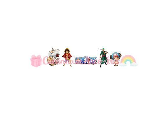100 Mini Apliques 3,5cm: One Piece
