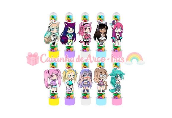 Apliques para Tubetes: Gacha Life
