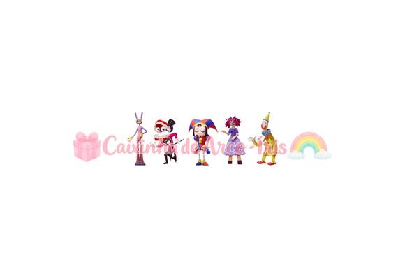 100 Mini Apliques 3,5cm: The Amazing Digital Circus