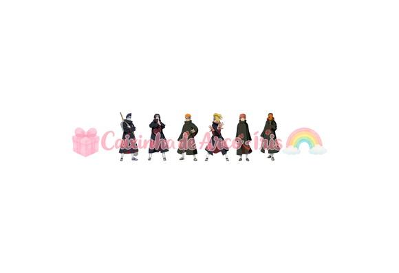 100 Mini Apliques 3,5cm: Akatsuki