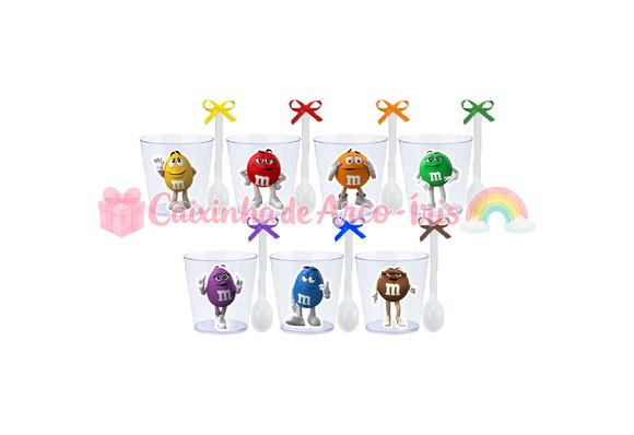 Copinhos com Colherzinhas: M&ms