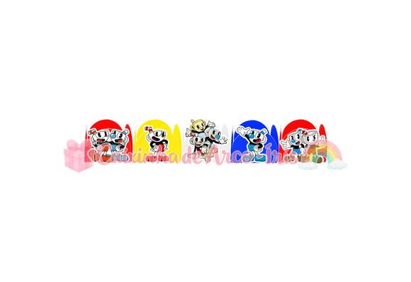100 Forminhas / Toppers: Cuphead