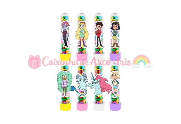Tubetes com Apliques 3d: Star Vs. as Forças do Mal