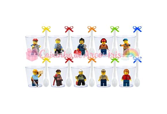 Copinhos com Colherzinhas: Lego