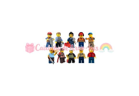 100 Mini Apliques 3,5cm: Lego