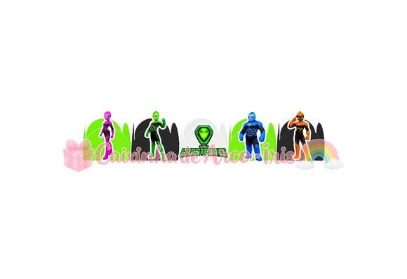100 Forminhas / Toppers: Ghostforce