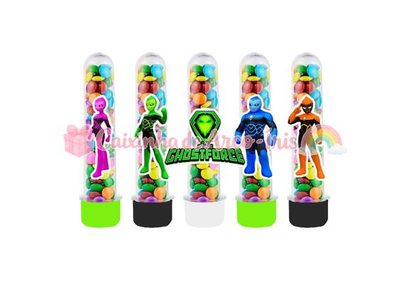 Tubetes com Apliques 3d: Ghostforce