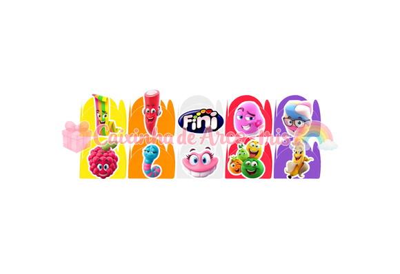 100 Forminhas / Toppers: Fini