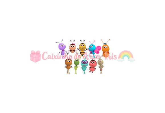 100 Mini Apliques 3,5cm: Bichikids