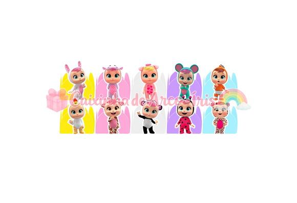 100 Forminhas / Toppers: Cry Babies
