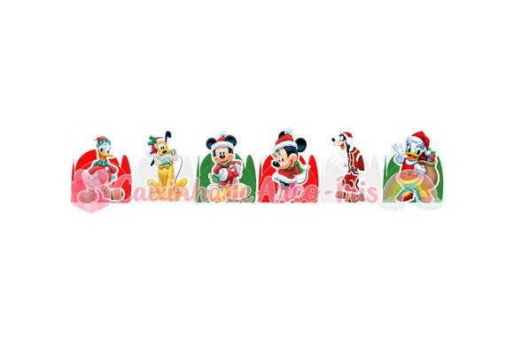 100 Forminhas / Toppers: Mickey Natal