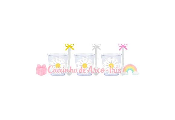 Copinhos com Colherzinhas: Margaridas