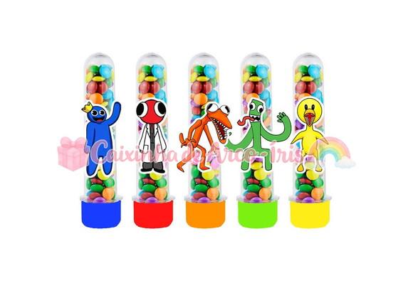 Apliques para Tubetes: Rainbow Friends