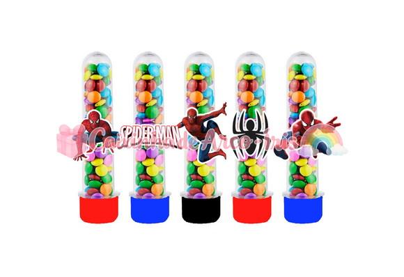 Apliques para Tubetes: Homem-aranha