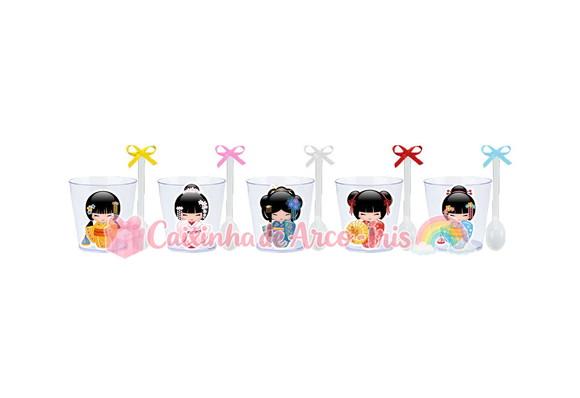 Copinhos com Colherzinhas: Kokeshi
