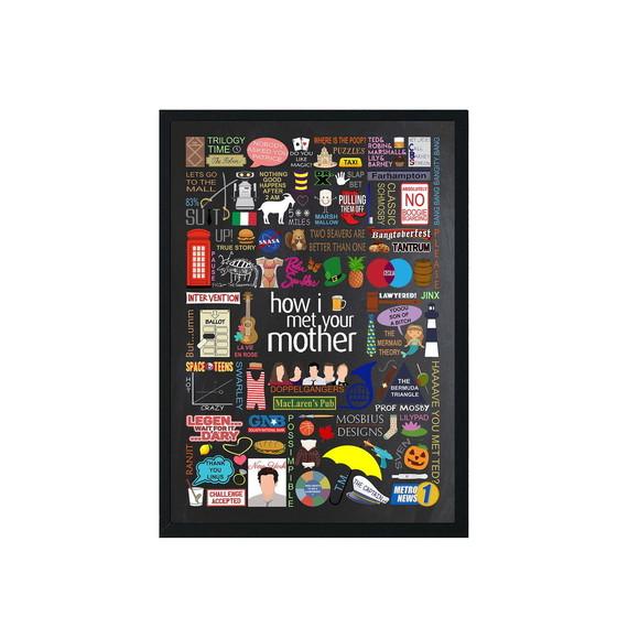 Quadro com Moldura - How I Met Your Mother