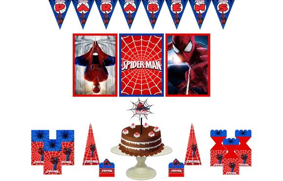 Kit Festa - Homem-aranha