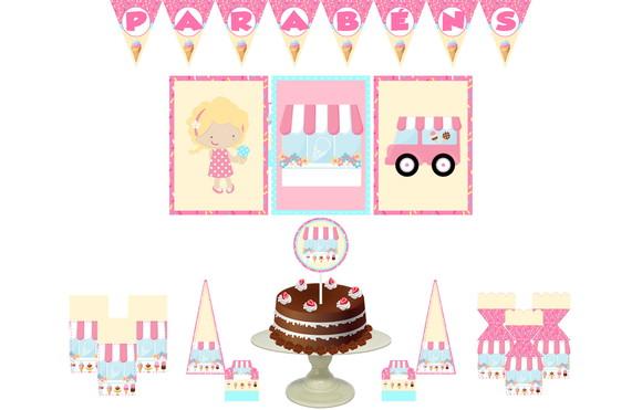 Kit Festa - Sorveteria