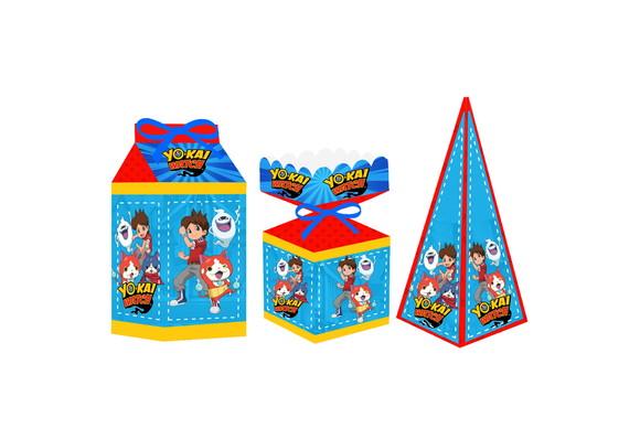 Caixa Milk / Meia Bala / Pirâmide - Yo-kai Watch
