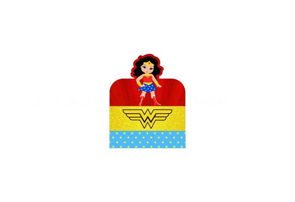 Porta Bis Duplo - Mulher Maravilha Cute