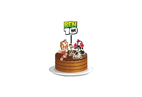 Topo de Bolo - Ben 10