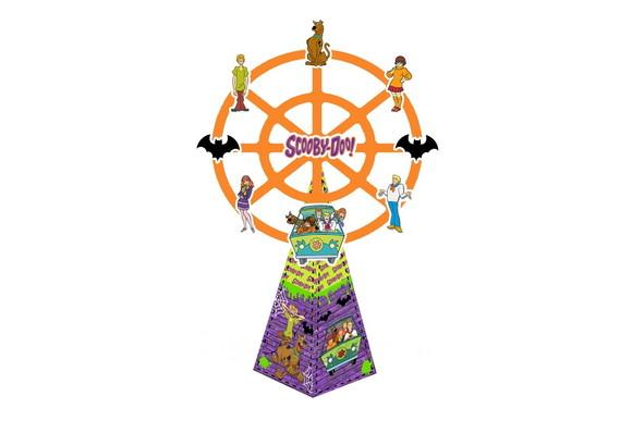 Caixa Roda Gigante - Scooby-doo