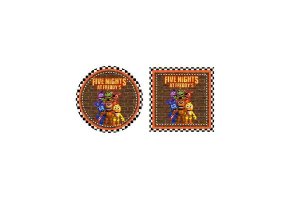 Adesivo 5x5cm - Five Nights At Freddy's