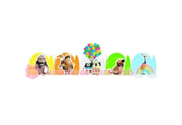 100 Forminhas / Toppers: Up Altas Aventuras