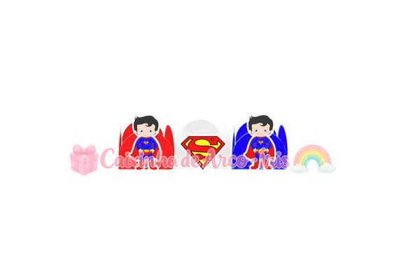 100 Forminhas / Toppers: Superman Super Homem