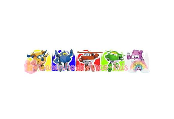 100 Forminhas / Toppers: Super Wings