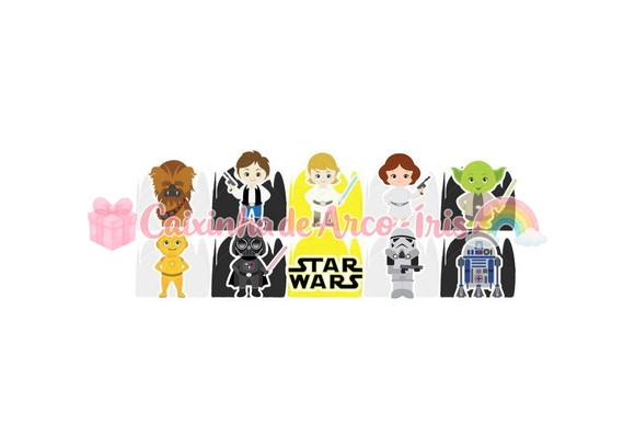 100 Forminhas / Toppers: Star Wars