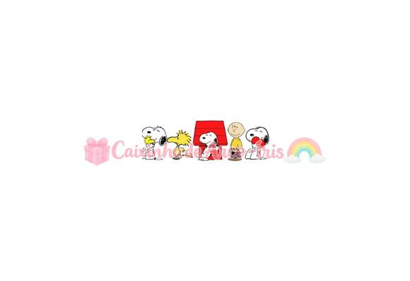 100 Mini Apliques 3,5cm: Snoopy