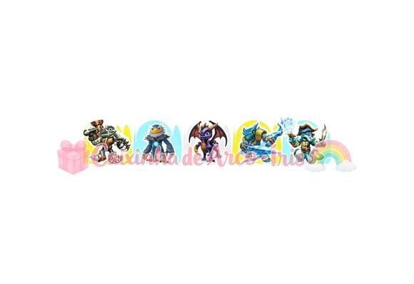 100 Forminhas / Toppers: Skylanders